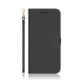 For Realme 10 4G Imitated Mirror Surface Horizontal Flip Leather Phone Case(Black)