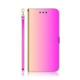 For Realme 10 Pro 5G Imitated Mirror Surface Horizontal Flip Leather Phone Case(Gradient Color)