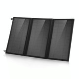 HAWEEL 18W 3 Panels Foldable Solar Panel Charger Bag with 5V / 3.1A Max Dual USB Ports, Support QC3.0 and AFC