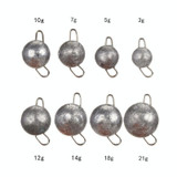 20pcs Fast Hanging Lead Pendant Lure Insertion Lead Inverted Lead, Specification: 21g
