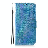 For Realme 10 4G Colorful Magnetic Buckle Leather Phone Case(Blue)