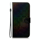 For Realme 10 Pro 5G Colorful Magnetic Buckle Leather Phone Case(Black)