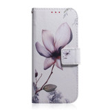 For Realme 10 4G Coloured Drawing Flip Leather Phone Case(Magnolia)