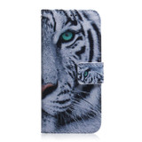 For Realme 10 4G Coloured Drawing Flip Leather Phone Case(Tiger)