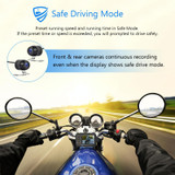 SE20 2.0 inch 1080P Waterproof HD Motorcycle DVR, Support TF Card / Cycling Video / Parking Monitoring