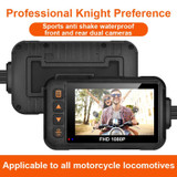 SE60 3.0 inch 1080P Waterproof HD Motorcycle DVR, Support TF Card / Cycling Video / Parking Monitoring