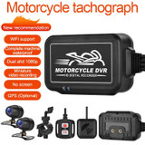 SE3 Dual AHD 1080P Waterproof HD Motorcycle DVR Without Screen, Support TF Card / Cycling Video / Parking Monitoring