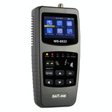 SATLINK WS6933 Portable Digital Satellite Finder Meter, 2.1 inch LCD Colour Screen, DVB-S2/S Signal Pointer(US Plug)