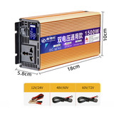 XINBOKE Universal Positive Wave Car Inverter Home Solar Inverter 60V/72V 1500W To 220V 700W