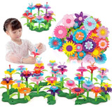 224pcs/set Children Intellectual Development DIY Assembly Flower Arrangement Toys