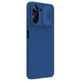 For Realme 10 Pro 5G NILLKIN Black Mirror Series Camshield PC Phone Case(Blue)