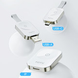 For Apple Watch TOTUDESIGN Watch Wireless Magnetic Charger, Interface:8 Pin(White)