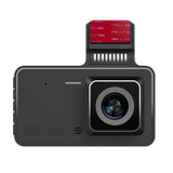XH-V2 4 Inches Driving Recorder HD Night Vision Free Installation Dash Camera, Style: Button Model(Single Record)