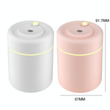 H6 Desktop USB Colorful Air Humidifier Car Ambient Light(Pink)