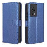 For Xiaomi Redmi K60 5G / K60 Pro Diamond Texture Leather Phone Case(Blue)