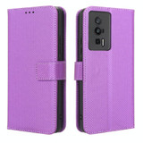 For Xiaomi Redmi K60 5G / K60 Pro Diamond Texture Leather Phone Case(Purple)