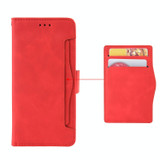 For Realme 10 Pro+ Skin Feel Calf Texture Card Slots Leather Phone Case(Red)