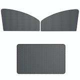 Car Sunshade Magnetic Iron Reflective Mesh Gauze Sunscreen Heat Insulation Sunshade Baffle(Rear Window Square)