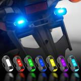 Vibration Remote Control Induction Motorcycle Wireless Strong Magnetic Warning Flash Light, Specification: 1 Light +1 RC