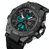STRYVE S8026 Sports Colorful Night Light Electronic Waterproof Watch Multifunctional Student Watch(Black)