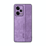 For Xiaomi Redmi Note 12 Pro 5G AZNS 3D Embossed Skin Feel Phone Case(Purple)