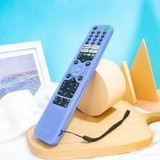 For Sony RMF/MG3-TX520U Y52 Voice Remote Anti-Drop Silicone Protective Cover(Luminous Blue)