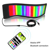 S1696RGB 672x122mm Car LED Flexible Display Cell Phone APP Control Bluetooth Connection