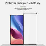 For Xiaomi Redmi K60 / K60 Pro MOFI 9H 3D Explosion-proof Curved Screen Tempered Glass Film(Black)