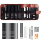 YGSM-30 Sketch Pencil Set Art Sketch Pencil Drawing Tools, Spec: 30pcs/set