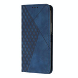 For Realme 10 Pro+ Diamond Splicing Skin Feel Magnetic Leather Phone Case(Blue)