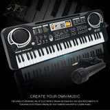 MQ6106 61-Keys Multifunctional Electronic Organ Children Toy with Microphone, Spec: Battery Version