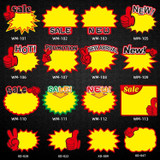 WM-12 10bags 18x14cm Explosion Sticker Product Price Tag Supermarket Price Label