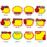 WM203 10bags 21x15cm Explosion Sticker Product Price Tag Supermarket Price Label