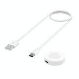 Smart Watch Magnetic Charging Cable, Length: 1m, Split Version(White)