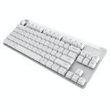 Logitech K855 Wireless Bluetooth Dual Mode Silent Mechanical Keyboard (White)