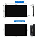 Waveshare Raspberry Pi 5.5 inch 2K Capacitive Touch LCD Display(Black)