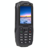 Rugtel R2C Rugged Phone, IP68 Waterproof Dustproof Shockproof, 2.4 inch, MTK6261D, 2500mAh Battery, SOS, FM, Dual SIM(Black)