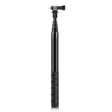 PULUZ 110cm Metal Selfie Stick Monopod with Invisible Adapter Base & Screw for Insta360 One RS / X2 / X3