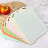 10 PCS Plastic Anti-Slip Kitchen Cutting Board(No. 1 Pink)