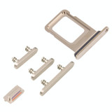 SIM Card Tray + SIM Card Tray + Side Keys for iPhone 14 Pro Max (Gold)