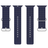 Ocean Silicone Watch Band For Apple Watch Ultra 49mm / Series 8&7 45mm / SE 2&6&SE&5&4 44mm (Midnight Blue)