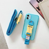 2PCS Crossbody Adjustable Phone Strap Phone Case Camera Bag Lanyard(Blue)