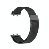 For OPPO Watch 3 Milanese Stainless Steel Metal Watch Band(Black)