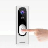 M13 Wireless Intelligent Video Doorbell Support Two-way Voice, Infrared Night Vision, Motion detection(White)