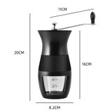 Hand Shaking Coffee Grinding Bean Machine Home Portable Coffee Machine(Black)