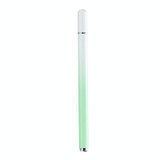 AT-28 Macarone Color Passive Capacitive Pen Mobile Phone Touch Screen Stylus with 2 Pen Head(Green)