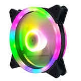 Computer CPU RGB luminous Radiator 4 Fans+Remote Control