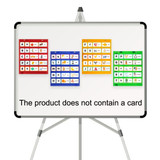 Whiteboard Magnet Hanging Bag Teaching Supplies(Blue)