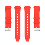 For Samsung Galaxy Watch5/Watch5 pro Silicone Watch Band(Red)