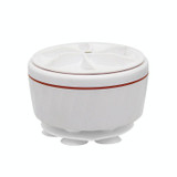 Mini Ultrasonic Spin Washer Turbo Portable Cleaner(White)